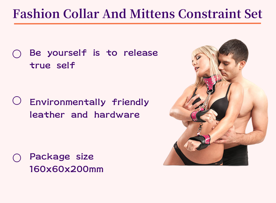 Fashion Collar And Mittens Constraint Set