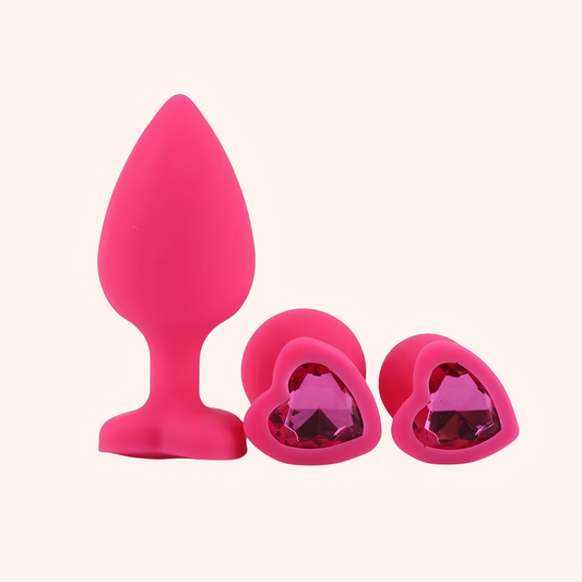 Pink diamond anal plug