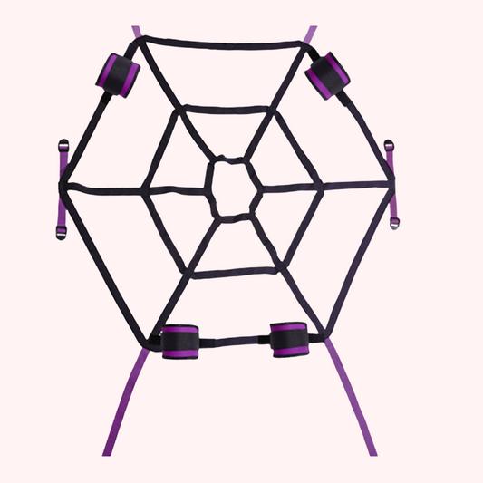 Beginner spider web Bed Restraints Kit