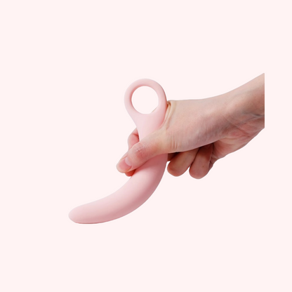 Pink crescent butt plug