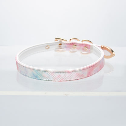 [Fading Petals]  Gradient Pink Sexy Women's collar