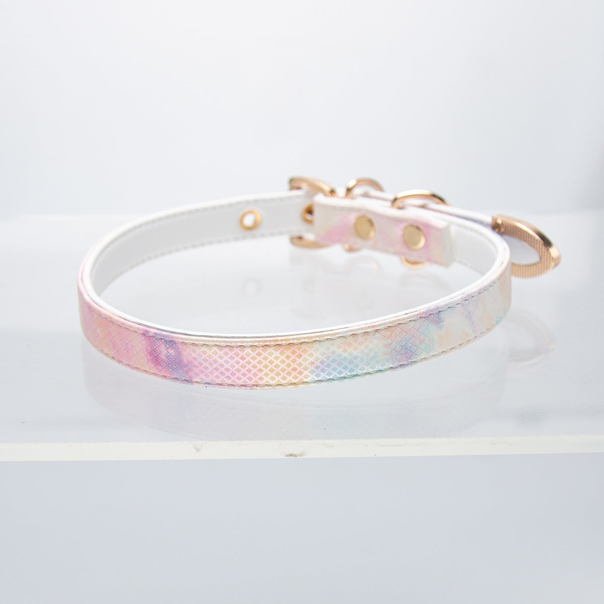 [Fading Petals]  Gradient Pink Sexy Women's collar