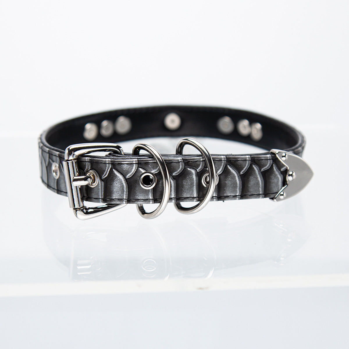 [Midnight Shimmer Butterfly] Crocodile Pattern sm Popular Human Collar